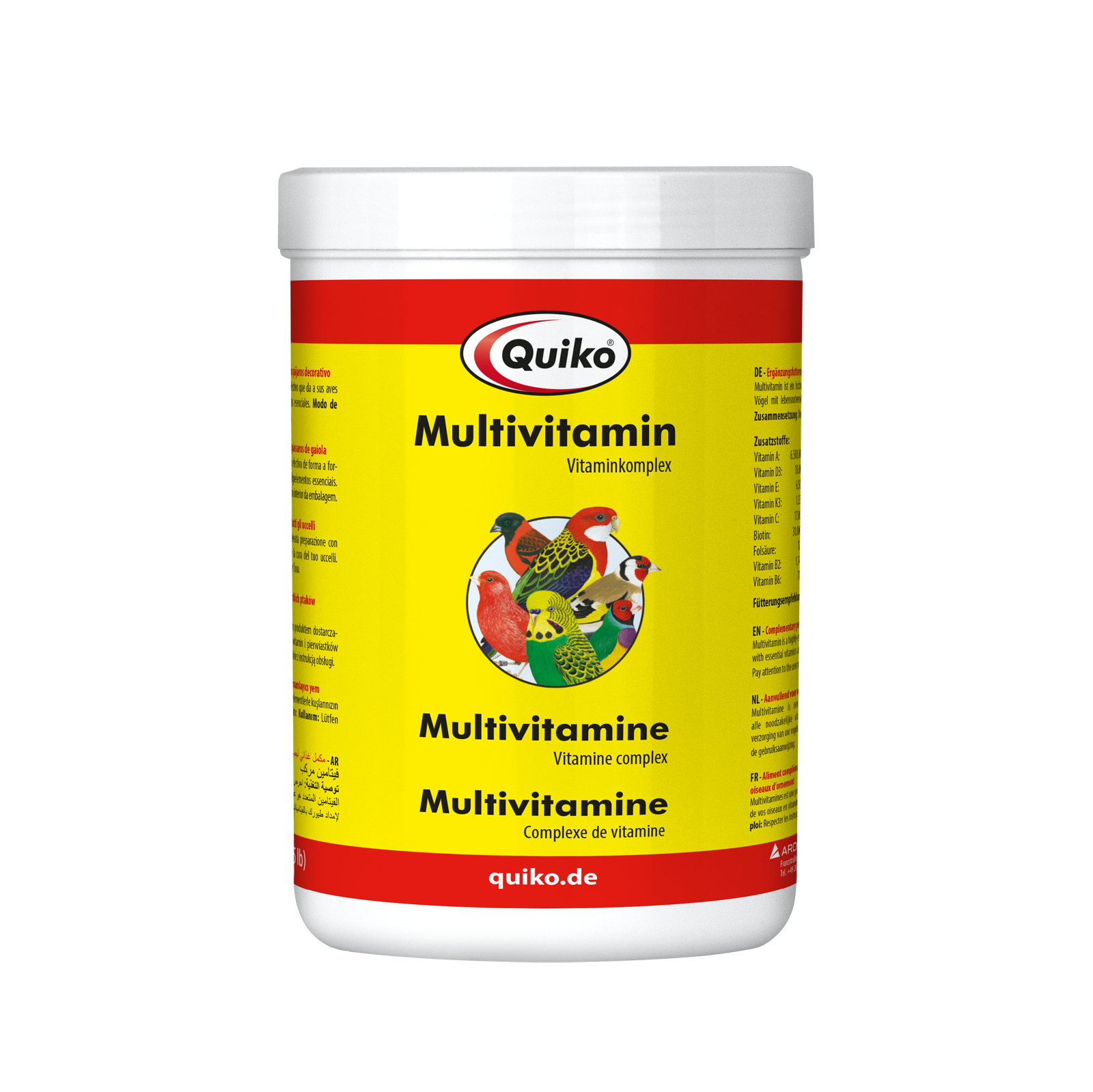Quiko Multivitamin: Ergänzungsfuttermittel zur Vitaminversorgung von Ziervögeln