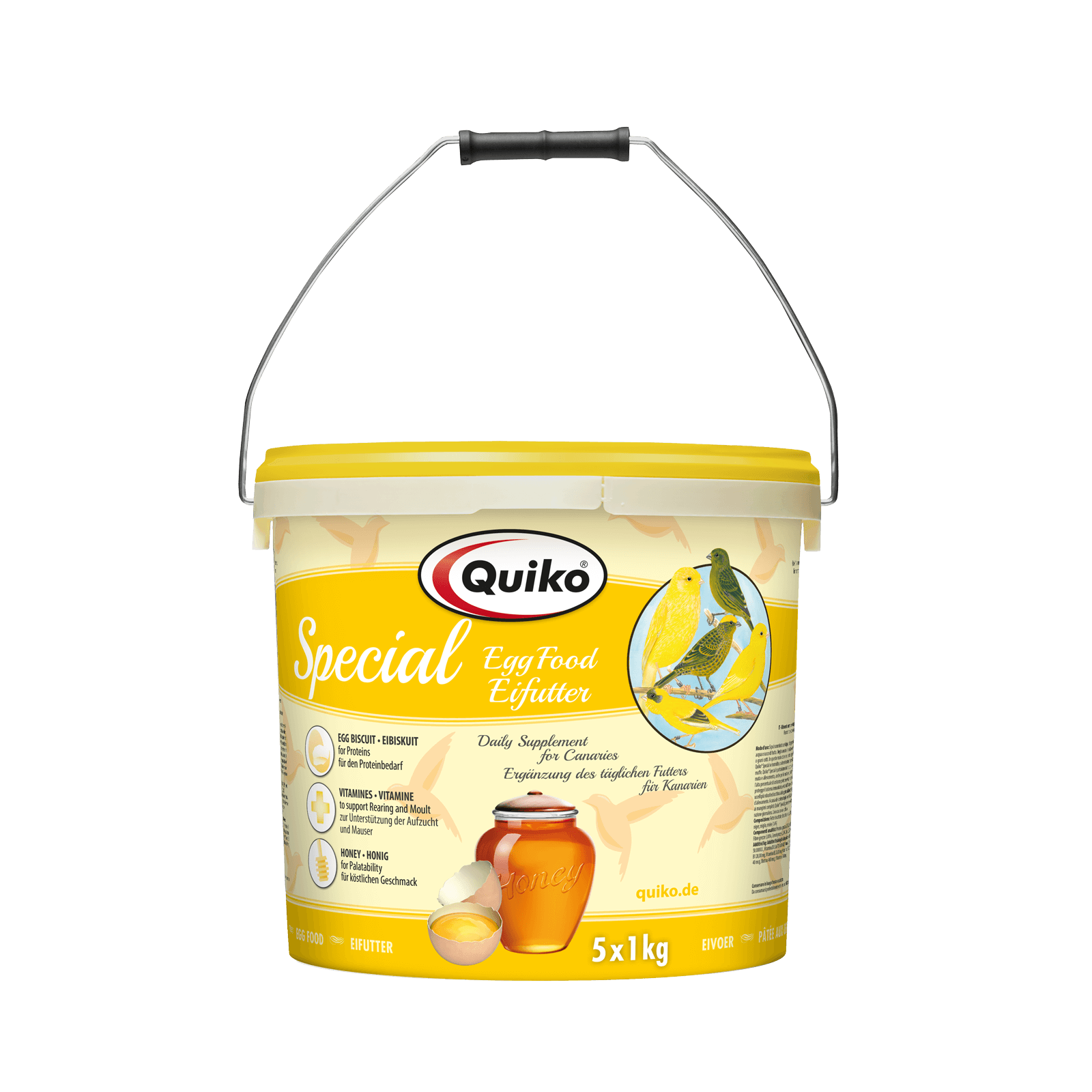 Quiko Special Eifutter: Kraft und Aufzuchtfutter für Kanarien und Positurkanarien
