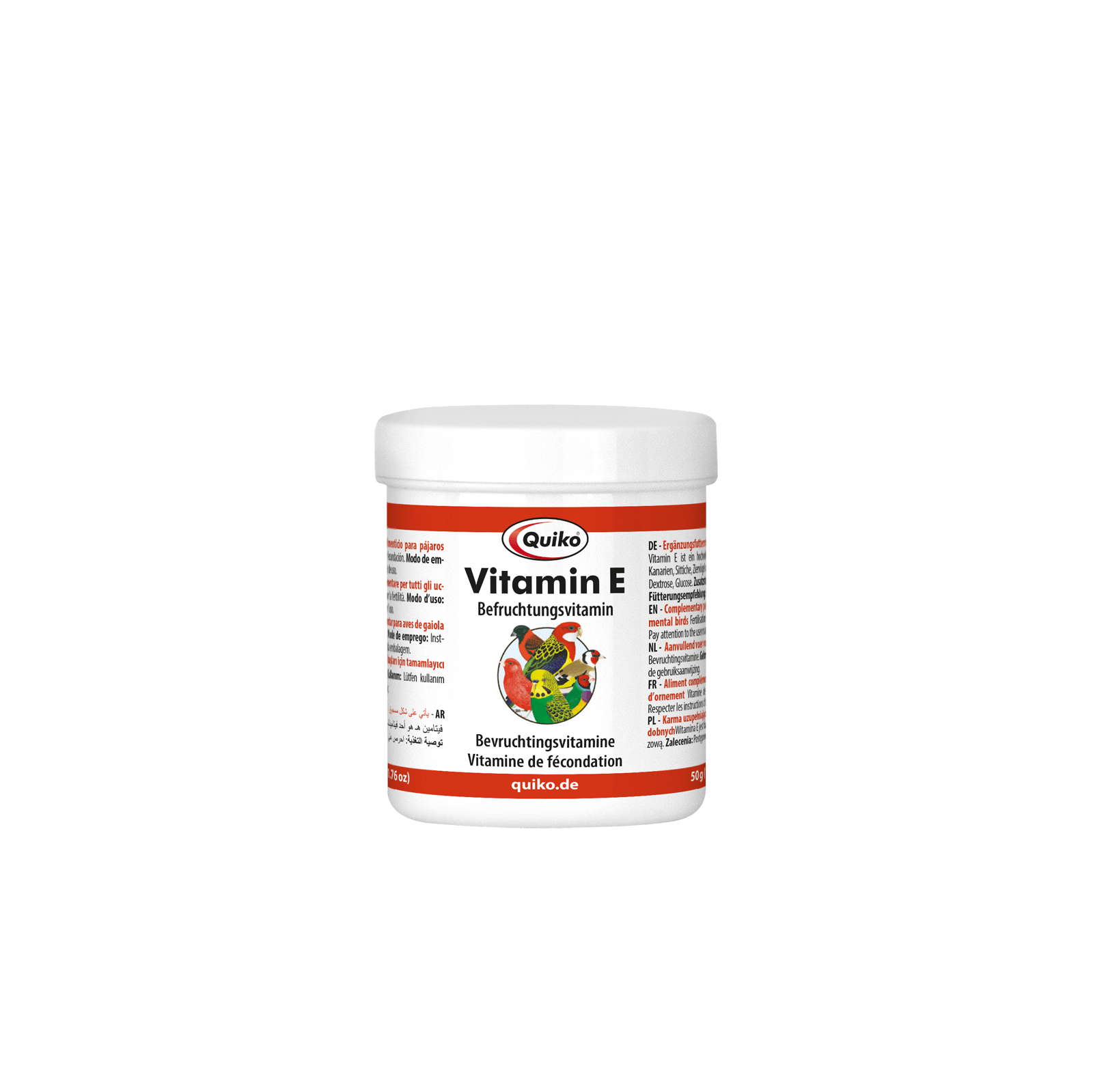 Quiko Vitamin E: Ergänzungsfutter für Kanarien, Sittiche und Ziervögel
