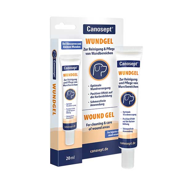 Canosept Hausapotheke supports wound healing with new wound gel for dogs