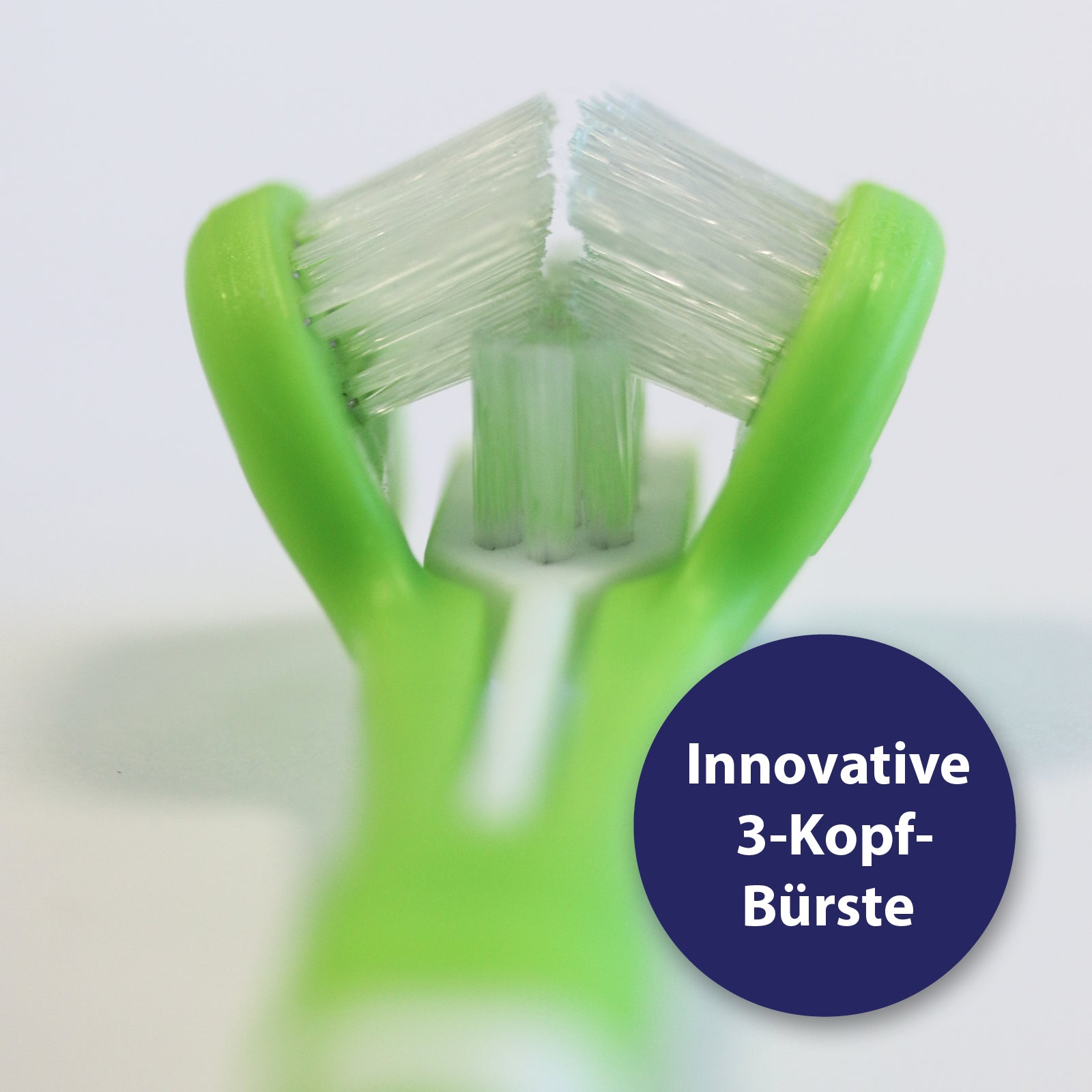 Canosept 3-Kopf-Zahnbürste - Innovative 3-Kopf-Zahnbürste