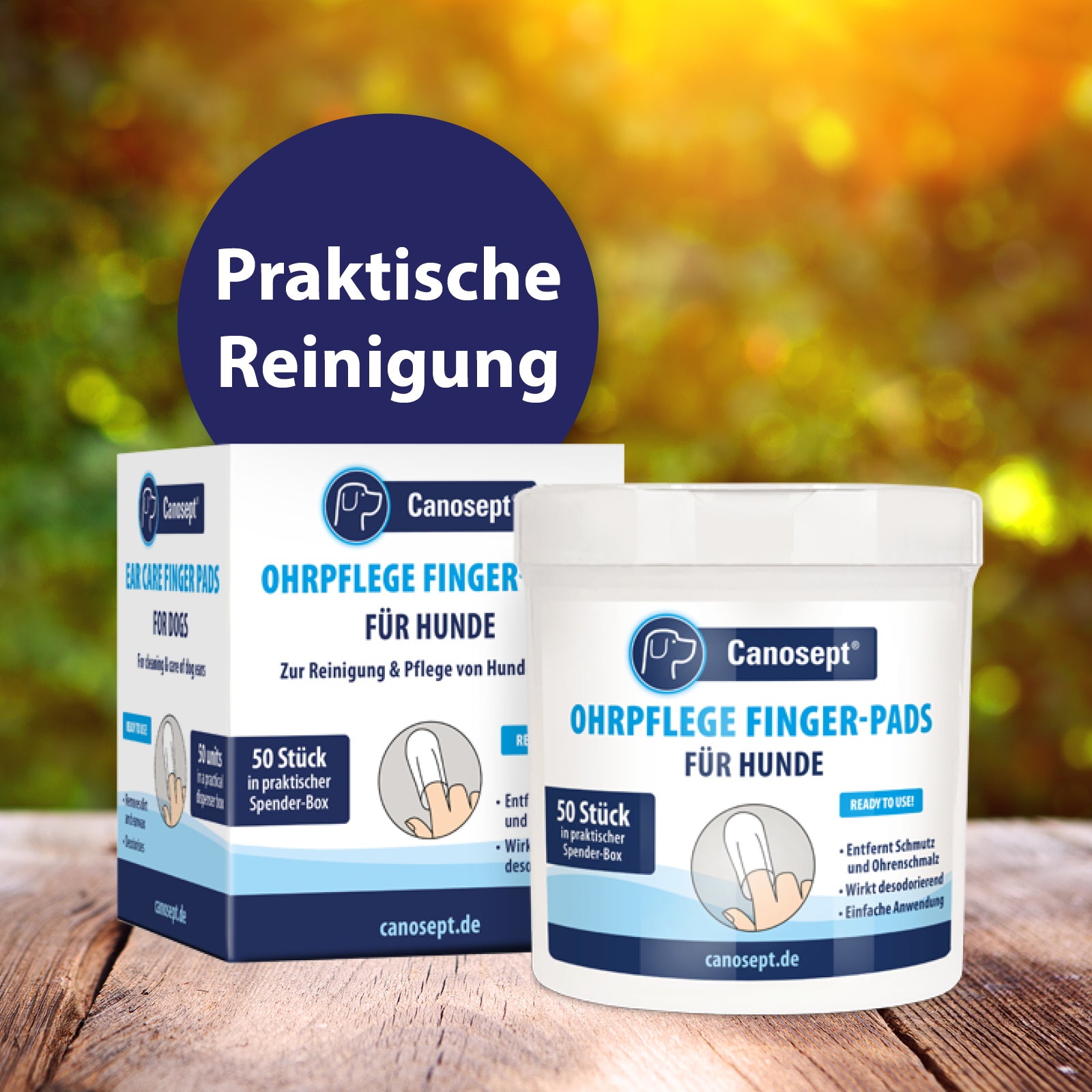 Canosept Ohrpflege Finger-Pads - Praktische Reinigung