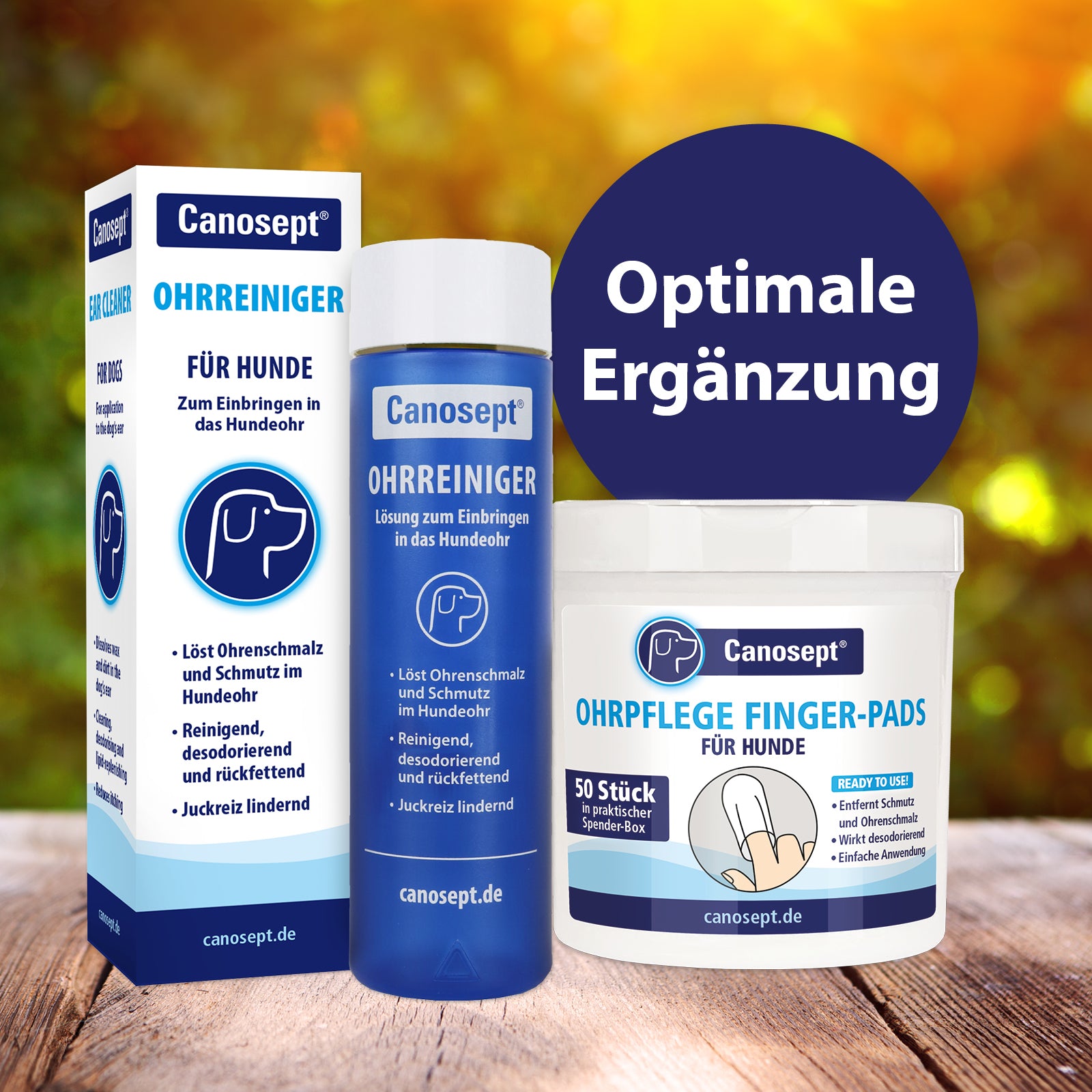 Canosept Ohrreiniger - Optimale Ergänzung zur Ohrenpads