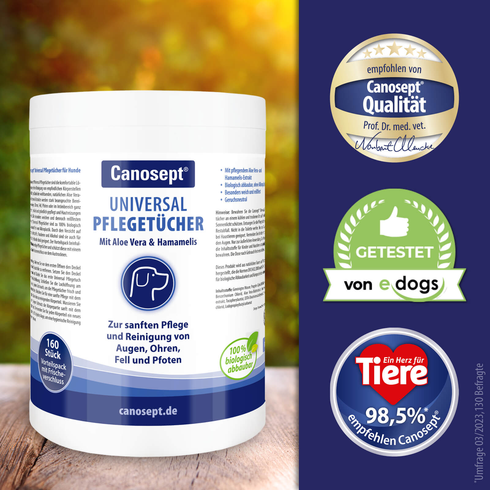 Canosept Pflegetücher Siegel 