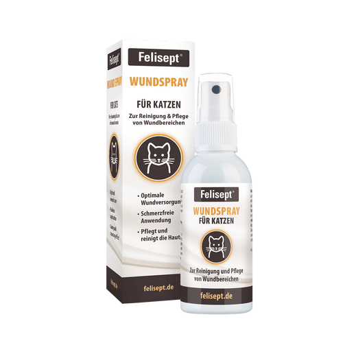 Felisept Wundspray - Zur Reinigung und Pflege von Wundbereichen für Katzen