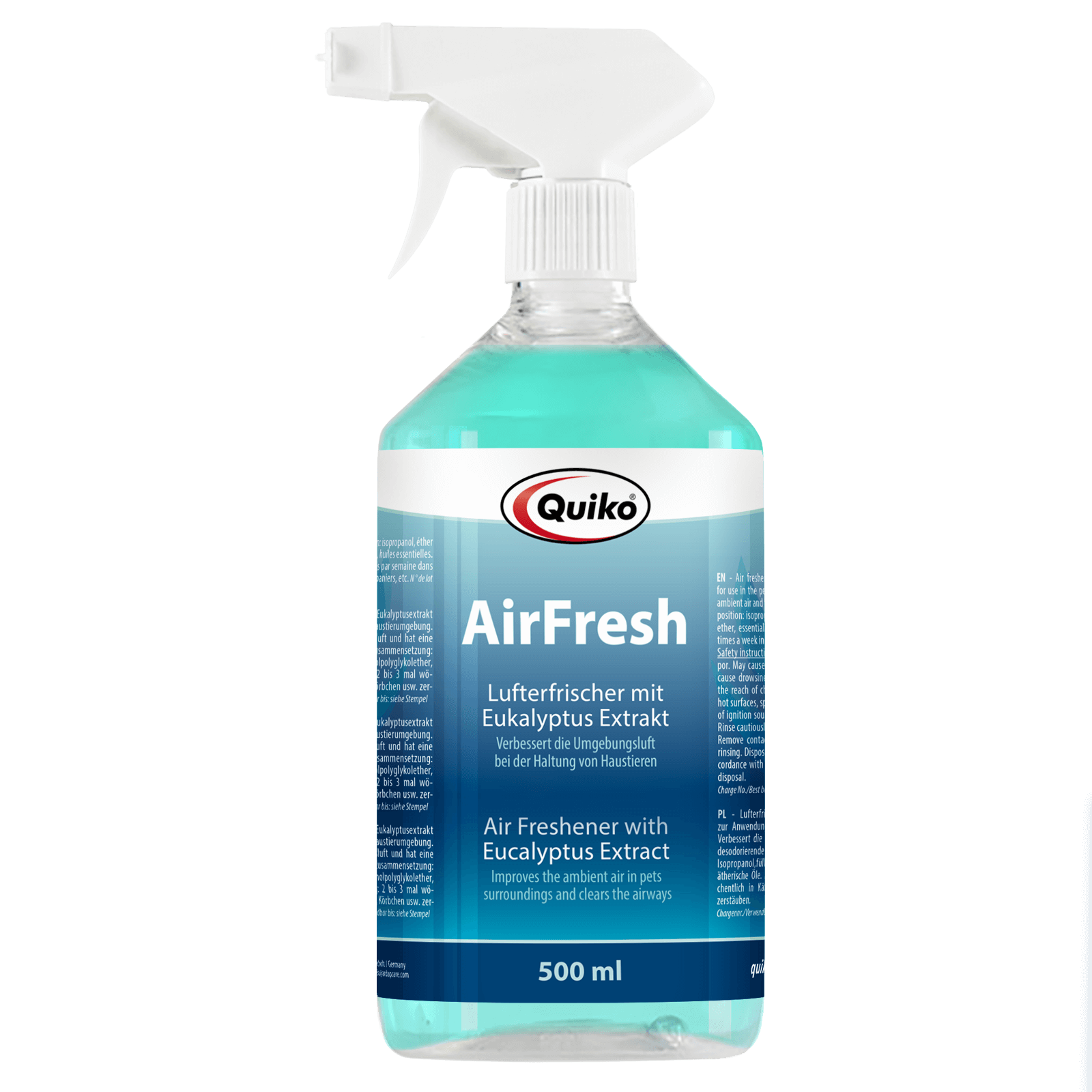 Quiko Air Fresh: Lufterfrischer für die Haustierumgebung - Mit extra Eukalyptus-Extrakt