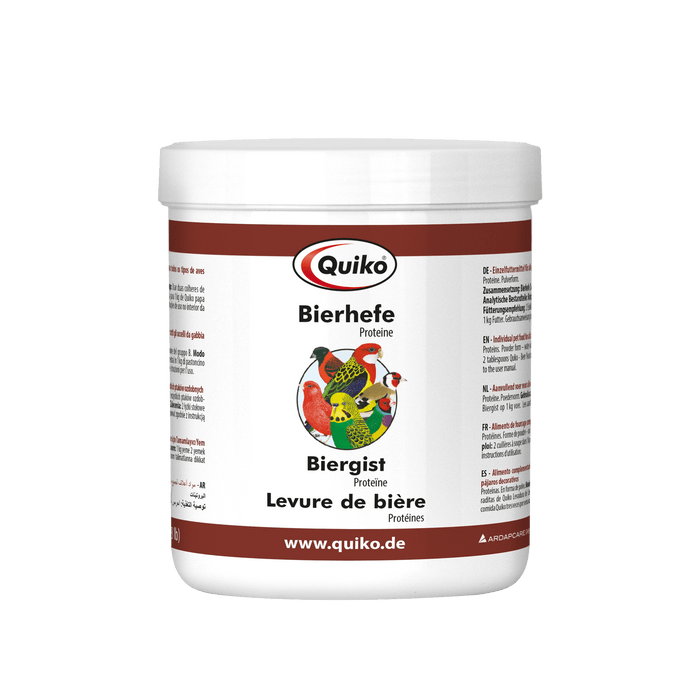 Quiko brewer's yeast: protein-rich supplement to daily feed for Pet birds