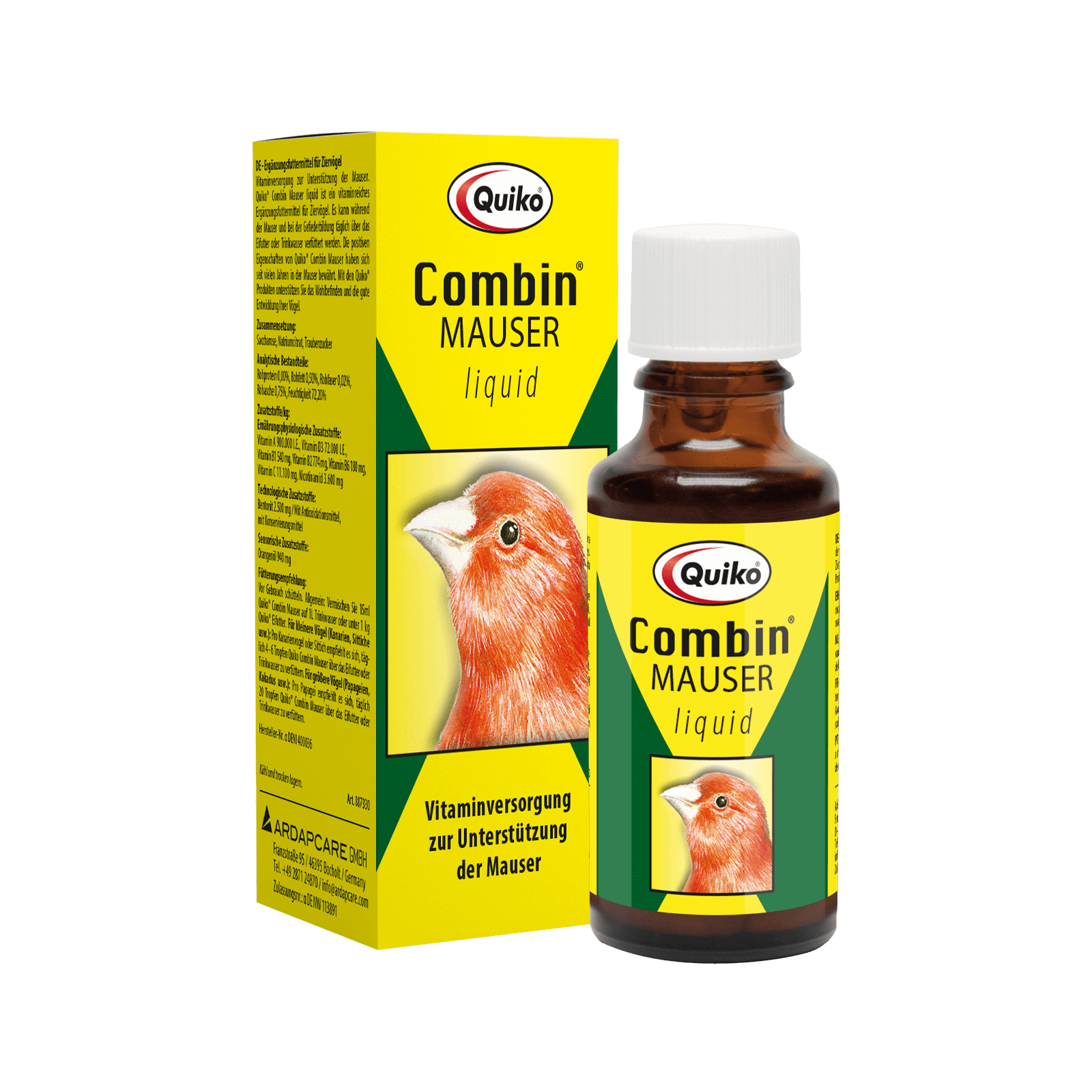 Quiko Combin Mauser liquid: Vitamin supply to support moulting