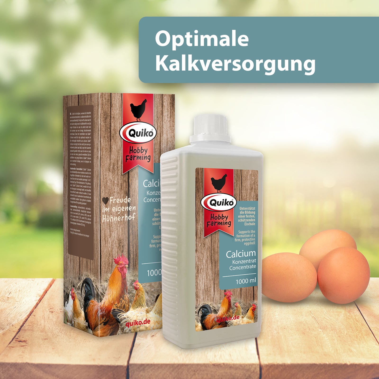 Quiko Hobby Farming Calcium Konzentrat - Optimale Kalkversorgung