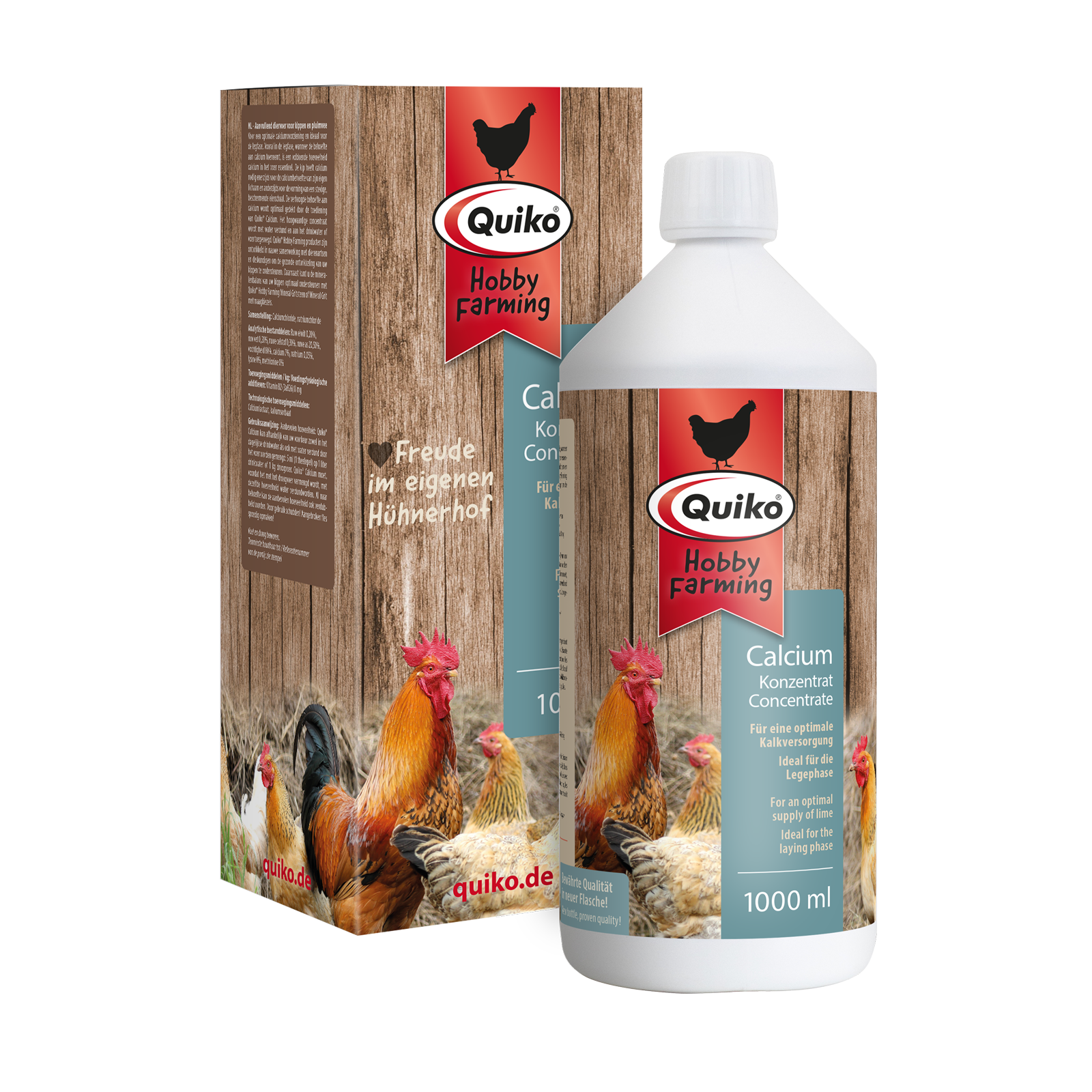 Quiko Hobby Farming Calcium Konzentrat - Für eine optimale Kalkversorgung - Ideal für die Legephase