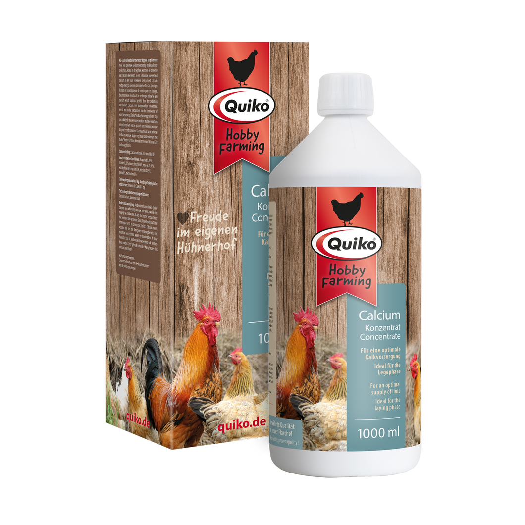 Quiko Hobby Farming Calcium Konzentrat - Für eine optimale Kalkversorgung - Ideal für die Legephase