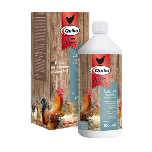 Quiko Hobby Farming Calcium Konzentrat - Für eine optimale Kalkversorgung - Ideal für die Legephase