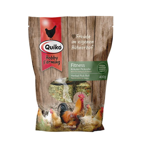 Quiko Hobby Farming Kräuter Pickrolle - Aktive Beschäftigung für Hühner