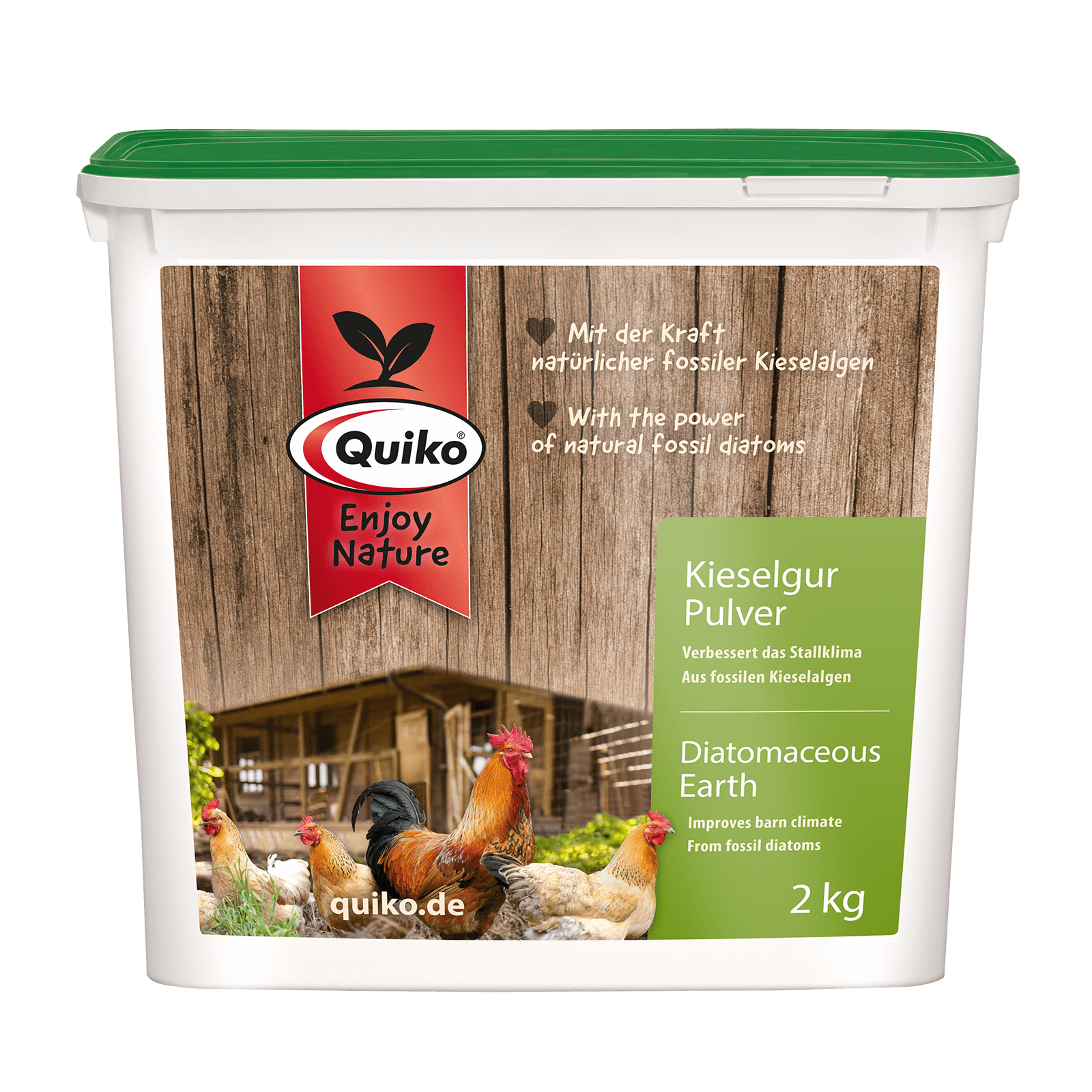 Quiko HF Diatomaceous earth 2kg bucket