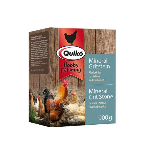 Quiko Hobby Farming Mineralgritstein - Fördert das natürliche Pickverhalten