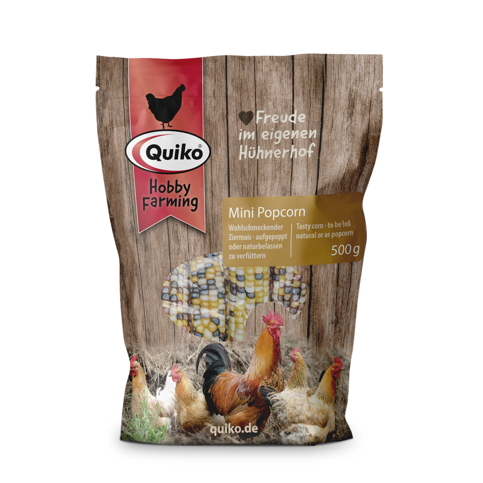 Quiko Hobby Farming Mini Popcorn  Wohlschmeckender Ziermais - Aufgepoppt oder naturbelassen