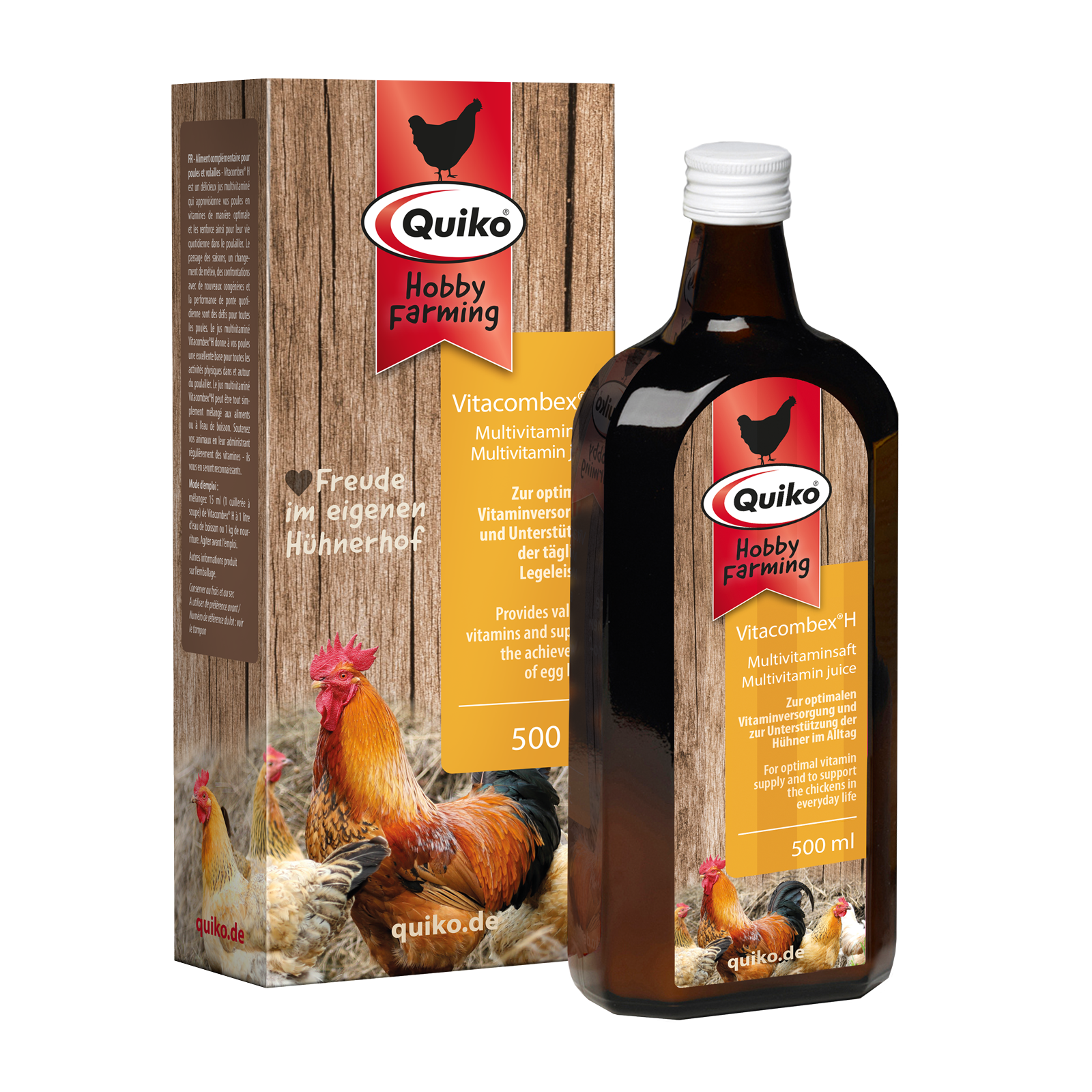 Quiko Hobby Farming Vitacombex - Zur optimalen Vitaminversorgung zur Unterstützung der Hühner im Alltag
