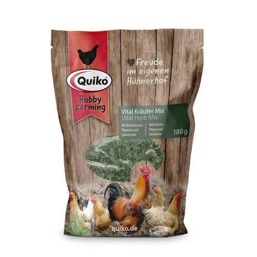 Quiko Hobby Farmin Vital Kräuter Mix - Mit Brennessel, Thymian und Löwenzahn