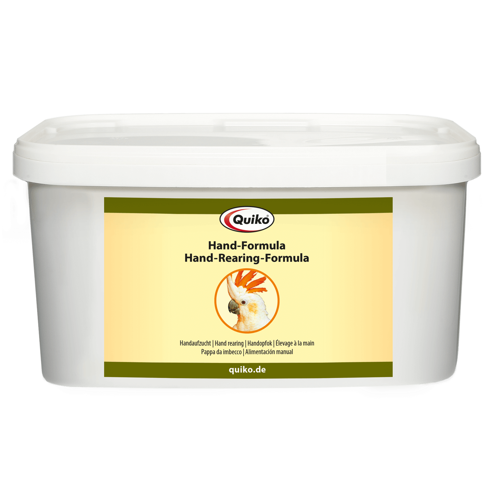 Quiko Hand-Formula: Handaufzucht für Papageien und Sittiche - Handfütterung von Jungvögeln