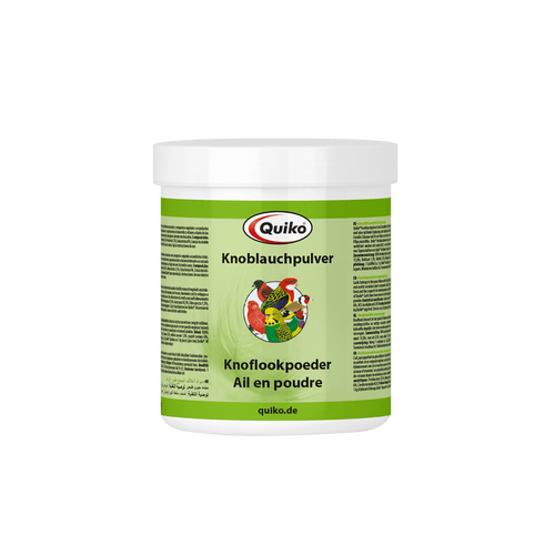 Quiko Knoblauchpulver - Optimale Ergänzung zum täglichen Futter für Ziervögel