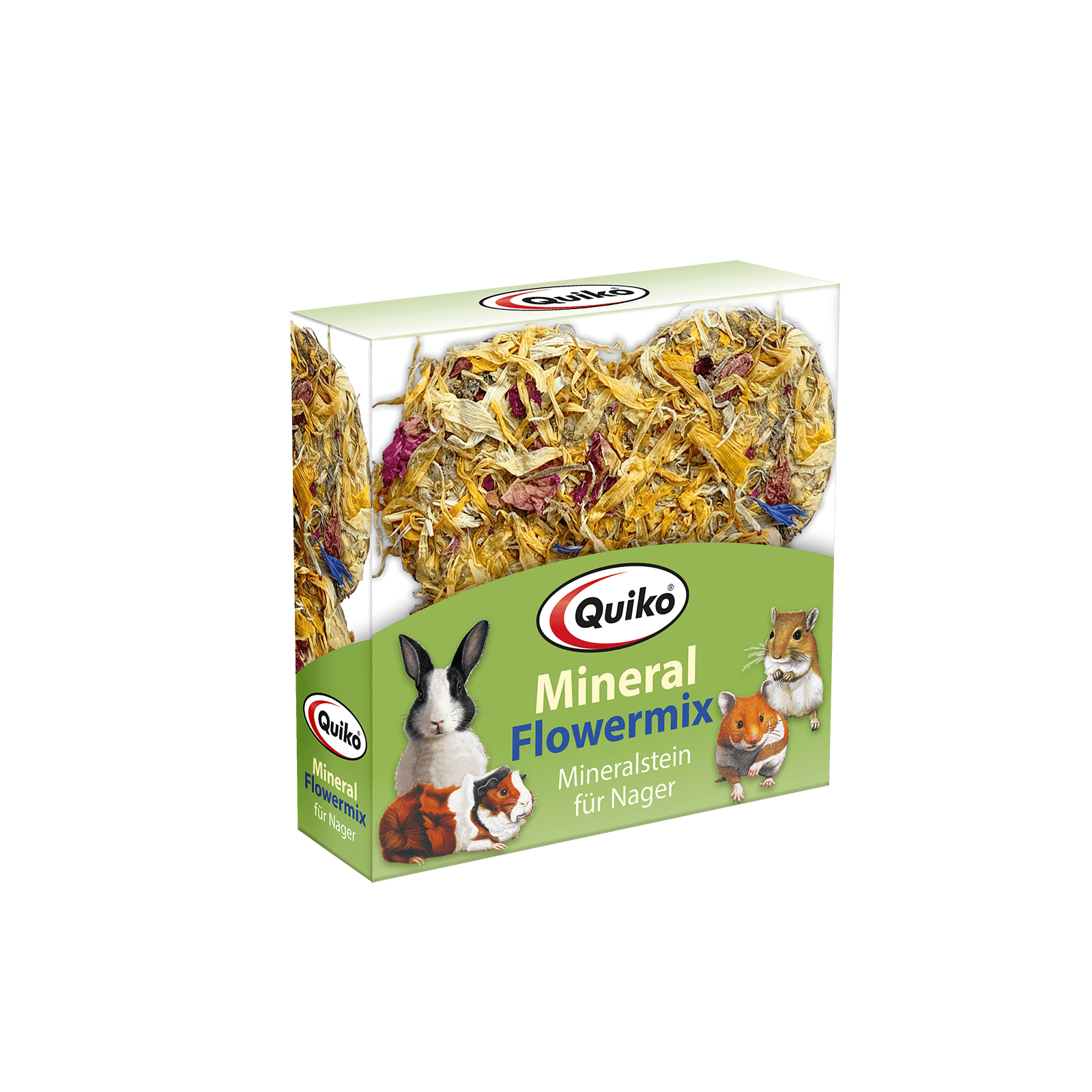 Quiko Mineral Flowermix: Knabberstein für Nager