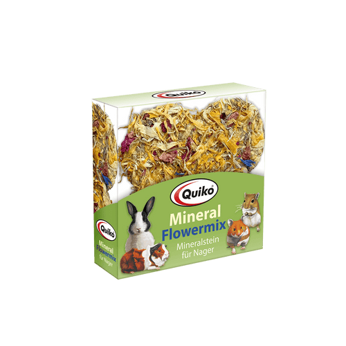 Quiko Mineral Flowermix: Knabberstein für Nager