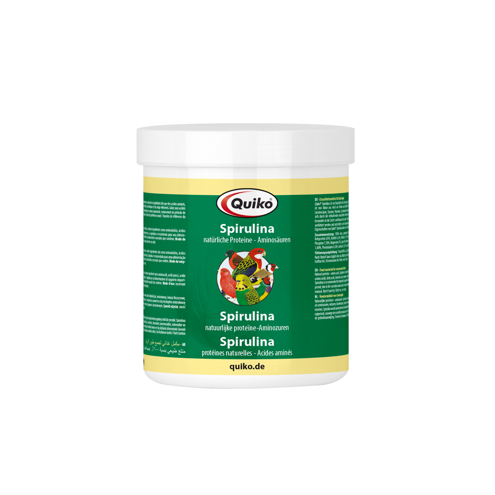 Quiko Spirulina: Proteinreiches Einzelfutter für Ziervögel