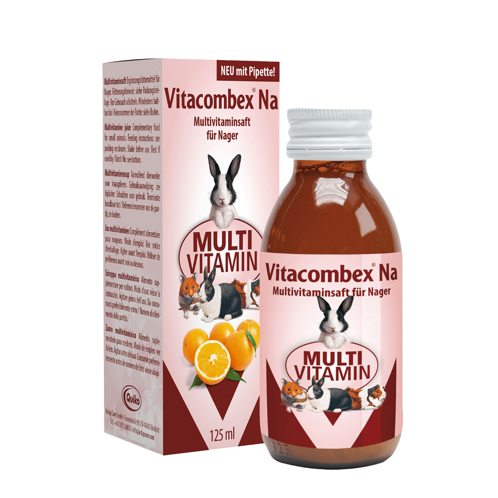 Quiko Vitacombex Na: Multivitaminsaft für Nager