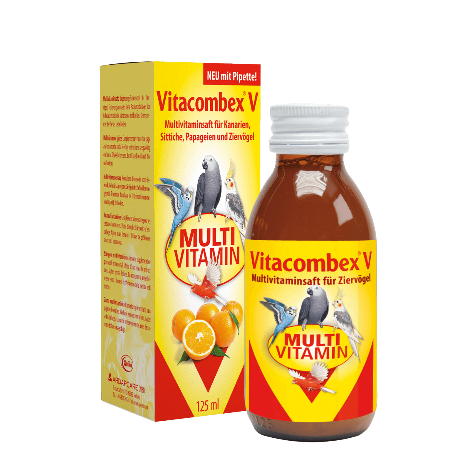 Quiko Vitacombex V: Multivitaminsaft für Ziervögel