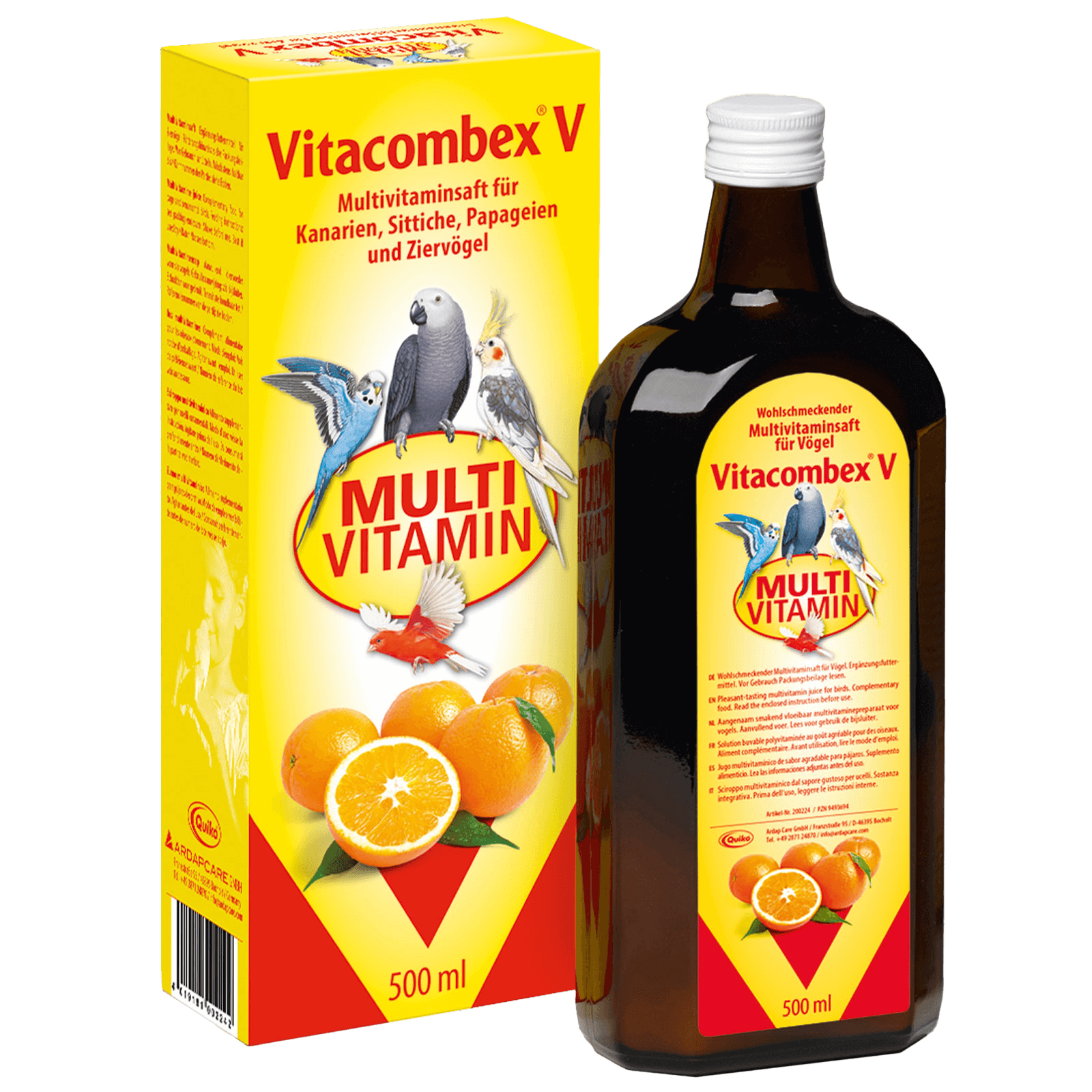 Quiko Vitacombex V: Multivitaminsaft für Ziervögel