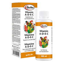 Laden Sie das Bild in den Galerie-Viewer, Quiko Vitamin A-D-E-C liquid: Vitaminversorgung für Ziervögel
