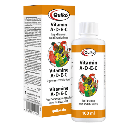 Quiko Vitamin A-D-E-C liquid: Vitaminversorgung für Ziervögel