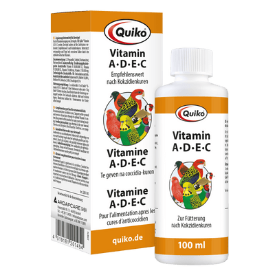 Quiko Vitamin A-D-E-C liquid: Vitaminversorgung für Ziervögel