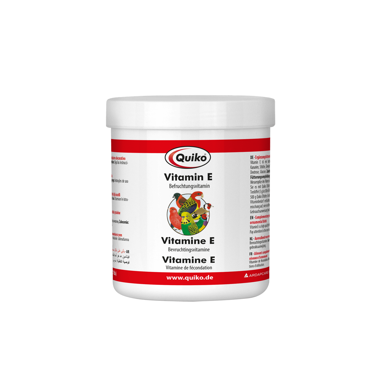 Quiko Vitamin E: Ergänzungsfutter für Kanarien, Sittiche und Ziervögel