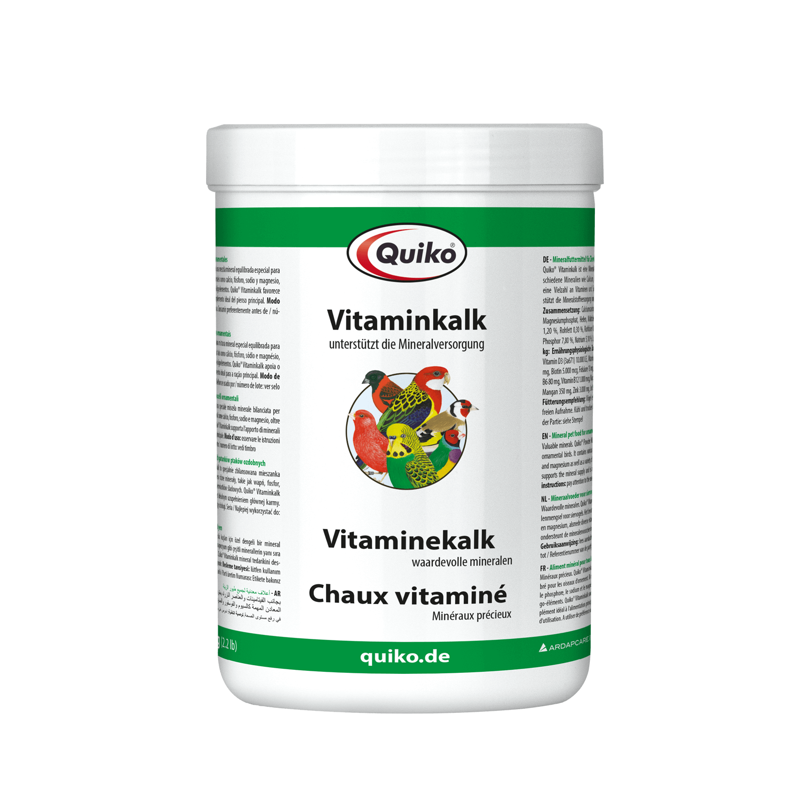 Quiko Vitaminkalk: Mineralstoffmischung für Ziervögel