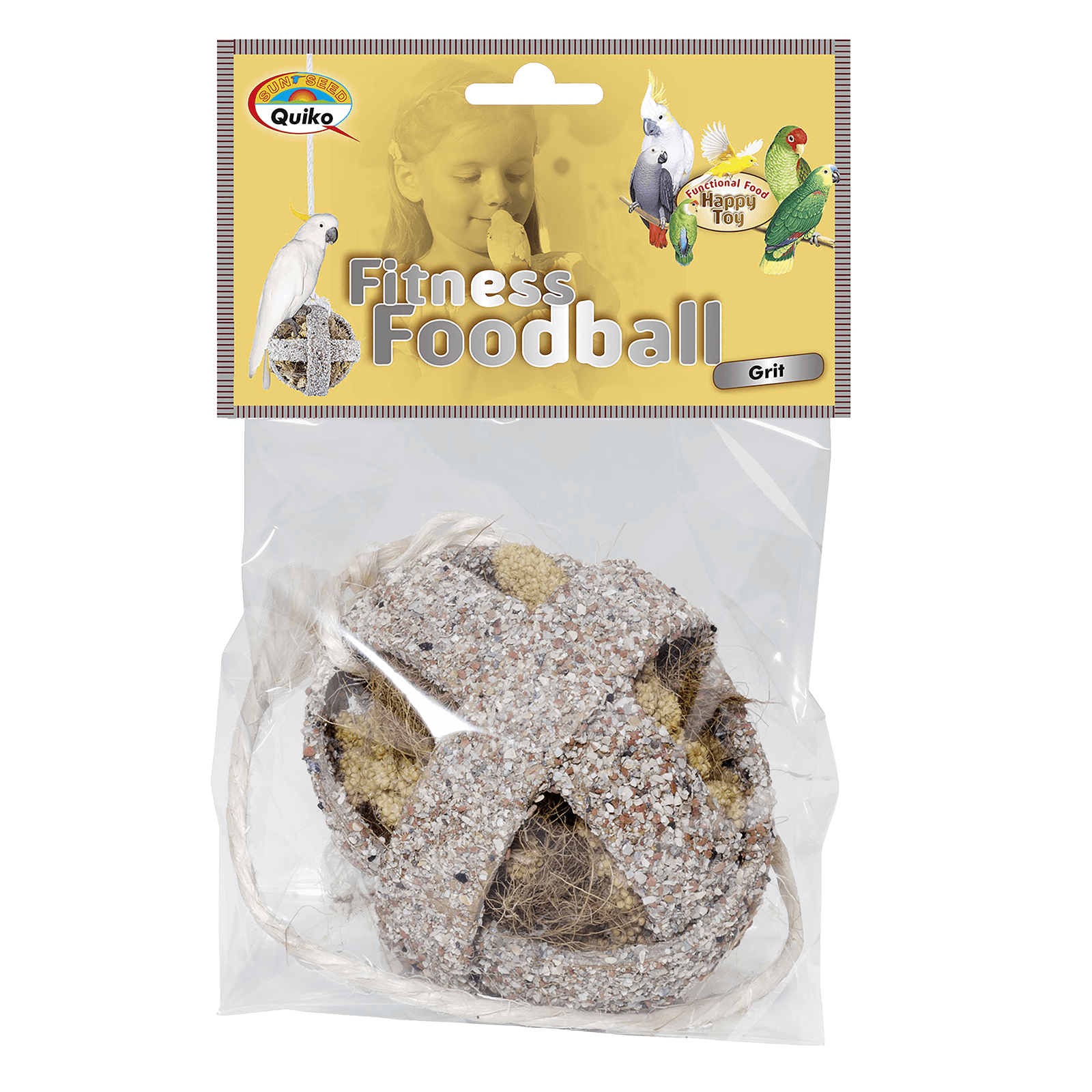 Quiko Fitness Foodball: Snack und Spielspaß für alle Ziervögel