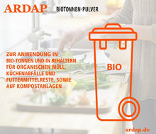 Download the image in the gallery viewer, ARDAP Organic Bin Powder Info 01
