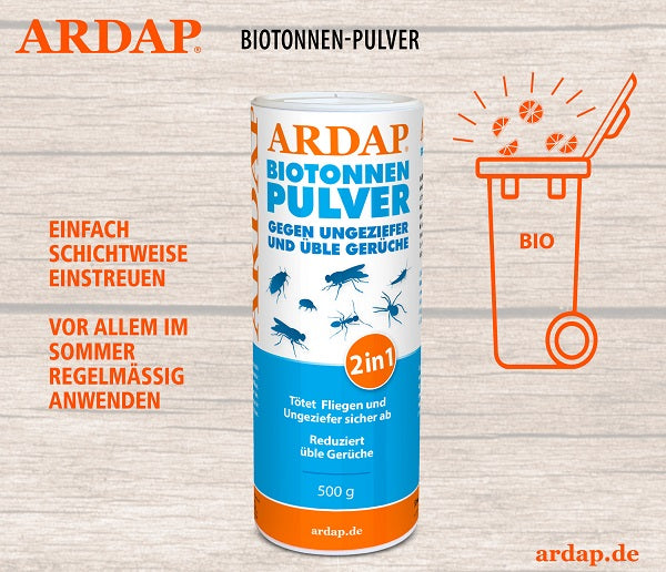 ARDAP Organic Bin Powder  Info 02