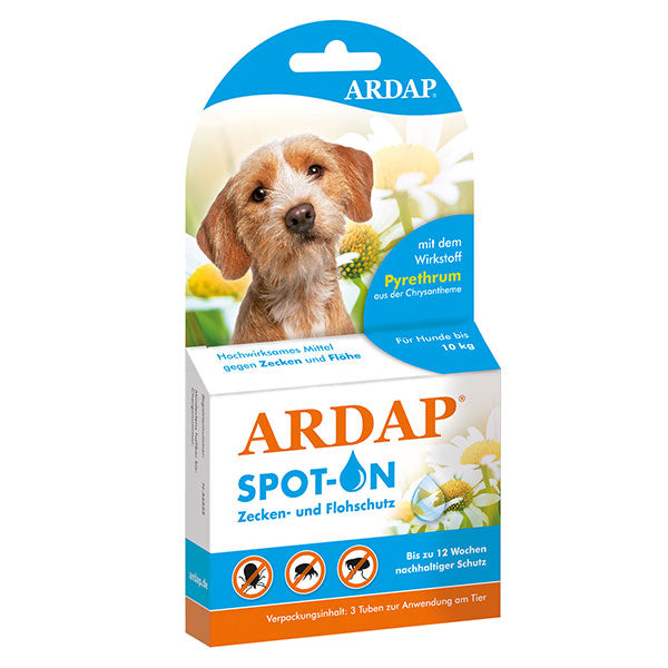 ARDAP Spot On Hunde bis 10 kg vorne
