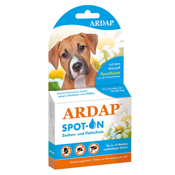 ARDAP Spot On Hunde 10-25 kg vorne