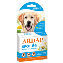 Download the image in the gallery viewer, ARDAP Spot On dogs over 25 kg in front
