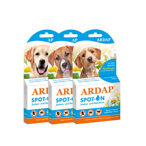 ARDAP Spot-On Hunde Varianten