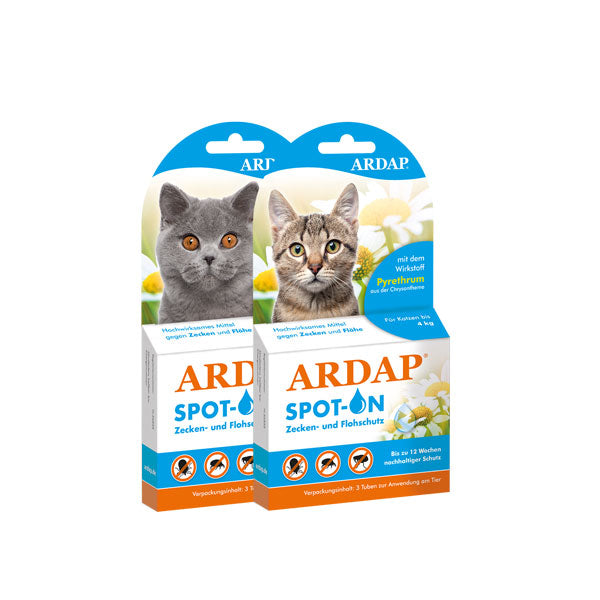 ARDAP Spot-On Katzen Varianten