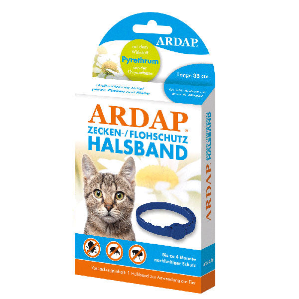 ARDAP Zecken und Flohschutz Halsband Katzen